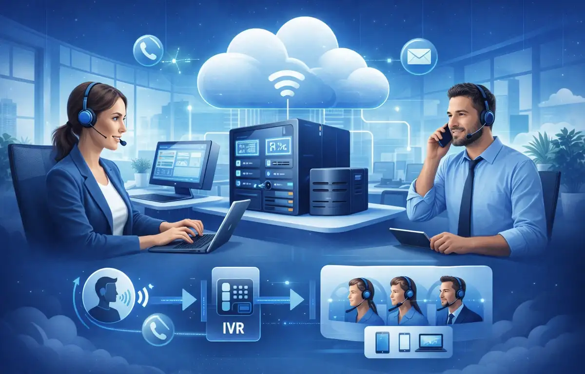 Cómo funciona una centralita virtual para empresas con tecnología voip en la nube